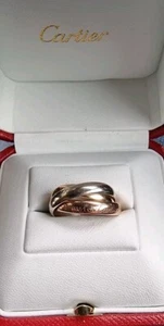 Genuine Cartier Trinity Ring Les Must De Cartier 18ct Tri Colour Gold Classic - Picture 1 of 5