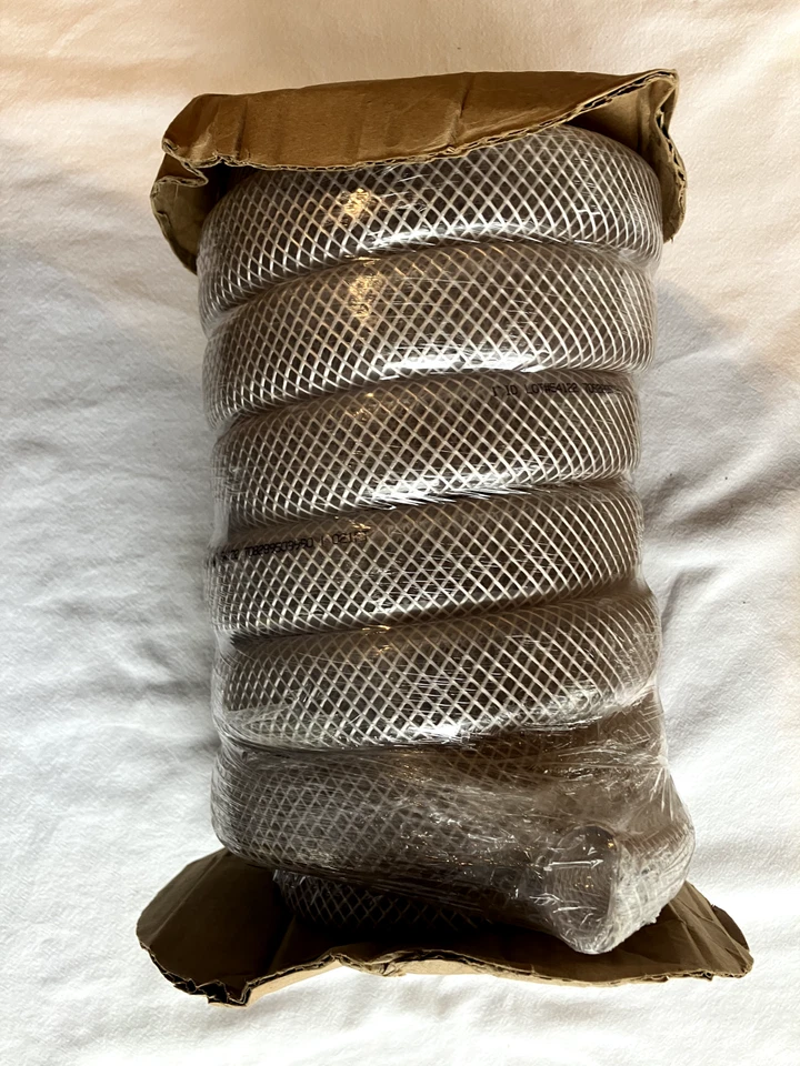 Everbilt T12025006 1 x 1-3/8” x 25’ PVC Vinyl Clear Braided, 25’ Spool - Image 1 of 3