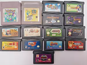 Nintendo Game Boy Spyro Krazy Racers Megaman Dragonball Alpha 3 Pokemon Crystal - Picture 1 of 2
