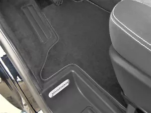 Floor mat suitable for VW T5 cab high pile premium suede anthracite - Picture 1 of 4