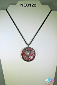 Collar Wispy Mosaico Hecho a Mano Bajo Resina NEC122 - Imagen 1 de 4