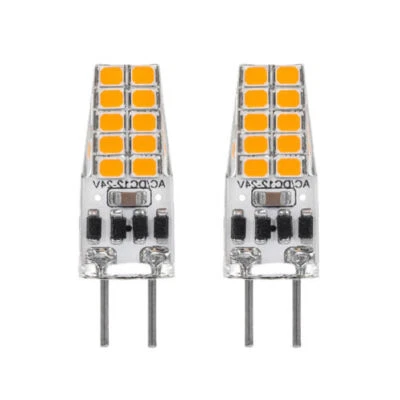 2x GY6,35/G6.35 LED SMD Sparlampe Leuchtmittel Birne Lampe Warmweiß AC/DC12-24V - Bild 1 von 4