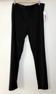 Leggings elasticizzati nuovi con etichette XXL neri 32 gradi calore leggeri a costine base strato - Foto 1 di 4