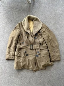 WW2 US Marine Corps Officer Iceland Winter Coat Named Rare (Z214 - Picture 1 of 15