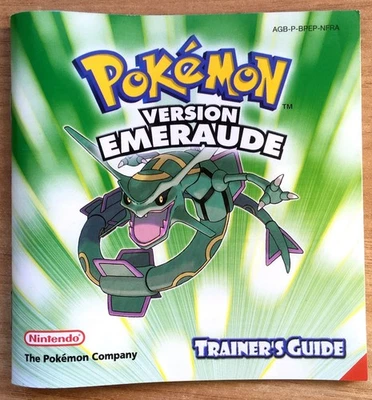 POKÉMON VERSION ÉMERAUDE - NOTICE 100% ORIGINALE GAMEBOY ADVANCE GBA PAL FRA - Imagen 1 de 4