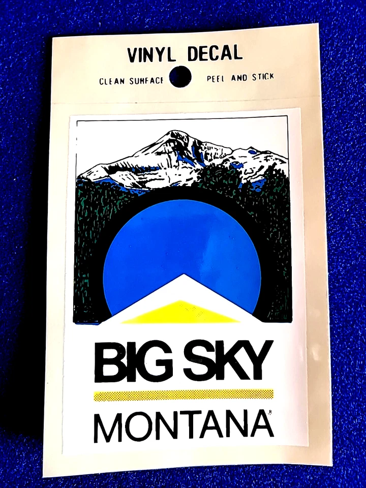 Lote de 12 calcomanías de viaje/pegatinas de ventana Big Sky Montana vintage - envío gratuito Foto 1 de 1