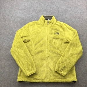 North Face Fleecejacke Damen Medium Gelb Osito Full Zip Warm Kuschelig - Bild 1 von 9