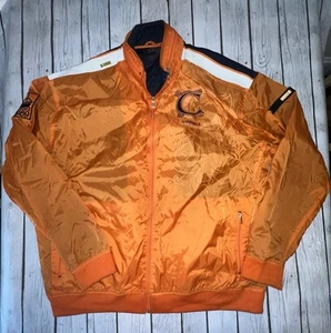 Coogi Track Jacket Windbreaker Orange Mens 3XL Full Zip - Picture 1 of 11