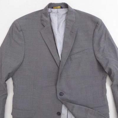Blazer masculino Brooks Brothers 346 Explorer mistura de lã cinza 43R ajuste Fitzgerald - Imagem 1 de 4
