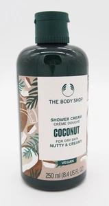 (1) The Body Shop COCONUT Shower Cream Dry Skin 8.4oz 250ml Full Size New - Picture 1 of 8