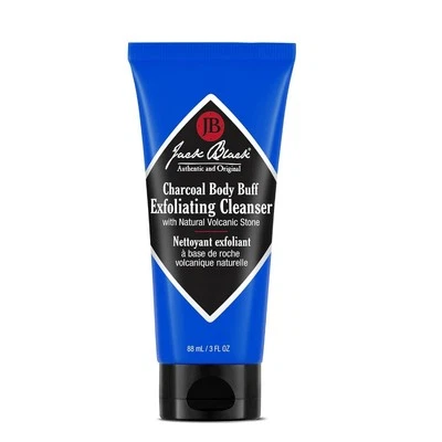  Jack Black Charcoal Body Buff Exfoliating Cleanser, 3 Fl Oz, NEW - Image 1 of 2