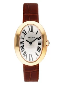 Cartier Baignoire W8000007 18K Rose Gold Ladies Watch - Picture 1 of 8