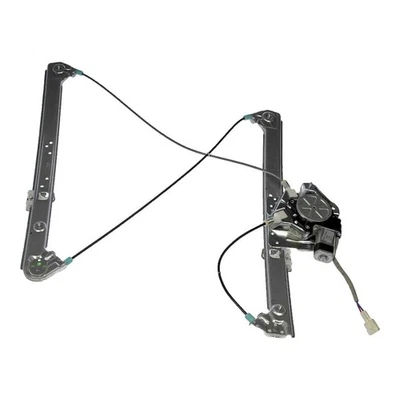 For BMW X5 2000-2006 Window Regulator Driver Side | Front | Plastic Gear w/Motor - Image 1 of 4