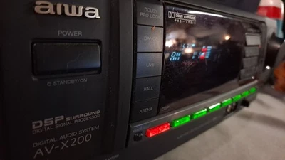 AIWA AV-X220U Super T-Bass Home Theater Dolby Pro Logic Surround Sound Stereo - Image 1 of 4