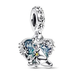 Pandora Charm Winnie The Pooh Kanga & Roo Mum Dangle - Silver S925 ALE - Picture 1 of 5