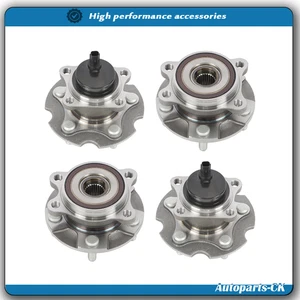 For Toyota RAV4 2006-2012 Scion tC 11-16 FWD Front Rear Wheel Hub Bearings 4Pcs - Picture 1 of 14