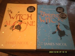 The Apprentice Witch/A Witch Alone by James Nicol(paperbacks) Signed - Picture 1 of 3