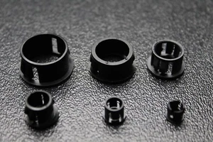 100 EACH 0 1 4 8 10 16 GAUGE SNAP BUSHING FIREWALL HOLE PLUG WIRE AWG ELECTRICAL - Picture 1 of 8