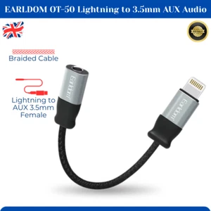 BRAND NEW Earldom OT50 iPhone to 3.5mm Adapter for iPhone | iOS Audio Converter - Picture 1 of 3