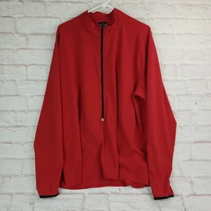 NIKE GOLF Pullover Herren XL Dri-Fit Rot Windbreaker Langarm Half Zip - Bild 1 von 13