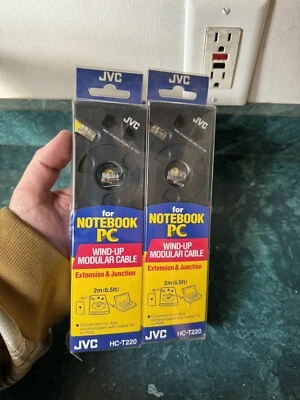 Lote De Colección JVC Cable Modular De Cuerda Notebook PC Extensión y Conexión HC-T220 Foto 1 de 3