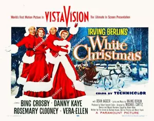 WHITE CHRISTMAS 1954 BING CROSBY 11 X 14 HOLIDAY HALF SHEET LOBBY CARD HS A - Picture 1 of 1