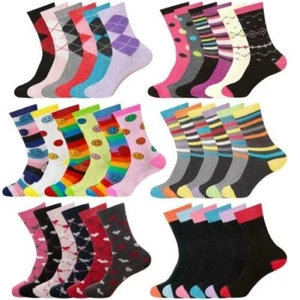 Damen Socken Weiches Baumwollreich SPORTS Knöchel Design 6 Paar Erwachsene UK - Picture 1 of 48