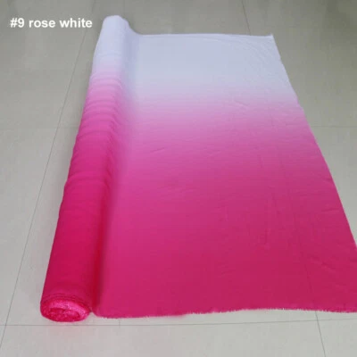 1 ярд оттенок chifon материал 2 тона 100D шифона градиент платье ткани - Изображение 1 из 4