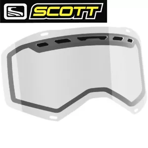 Scott Prospect Enduro Light Sensitive Grey/Clear Double Anti Fog Goggle Lens - Picture 1 of 1