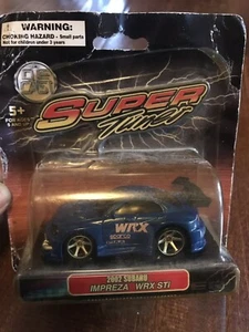 2002 SUBARU IMPREZA WRX STI PEARL BLUE DIECAST SUPER TUNER BOLEY RARE - Picture 1 of 2