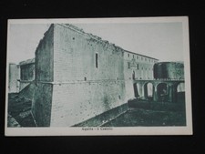 CARTOLINA 'AQUILA - IL CASTELLO' VIAGGIATA (1923)