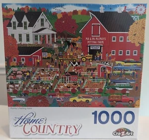 Home Country: Plumly's Petting Farm by Mark Frost 1000 Piece Puzzle Sealed - Picture 1 of 6
