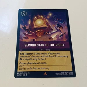 Second Star to the Right- 61/204 - Ursula's Return - Lorcana TCG - Picture 1 of 2