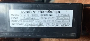 Ohio Semitronics CTG-601FSY60 Current Transducer USED COMES FROM WORKING ENV - Picture 1 of 3