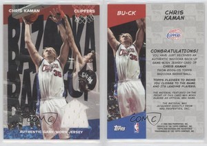 2004-05 Topps Bazooka Back-Up Chris Kaman #BU-CK