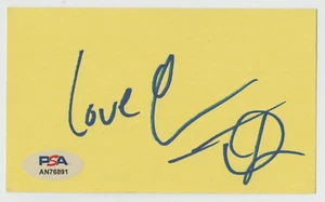 COMMON Signed 3 x 5 Index Card Autograph PSA/DNA Certified Great for Photo - Picture 1 of 1