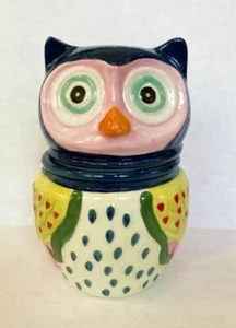 Ceramic Owl Container - Picture 1 of 4