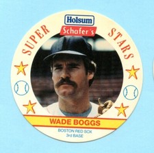 1989 Holsum Super Stars # 2 Wade Boggs -- Red Sox --Box 312
