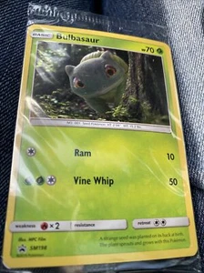 Pokemon Walmart Esclusivo Sole Luna Detective Pikachu Promo Holo Bulbasaur SM198 - Foto 1 di 4