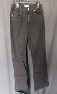 Forever 21 Jeans Size 28 / Small Womens Black Skinny Straight Leg Mid Rise - Picture 1 of 4