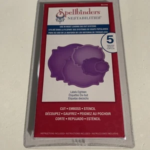 Plantillas de troqueles Spellbinders ETIQUETAS DIECIOCHO S4-310 - Imagen 1 de 2