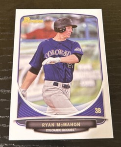 2013 Bowman Draft Ryan McMahon 1st Bowman Paper 