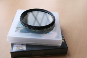 58MM ND2-400 FADER ADJUSTABLE VARIABLE FILTER FOR CANON NIKON SONY CAMERA - Picture 1 of 2