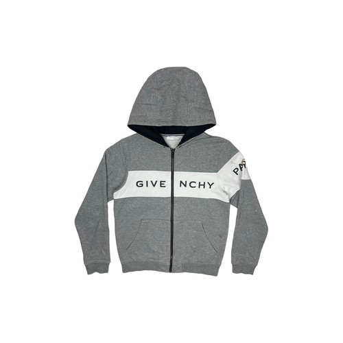 Givenchy Felpa con Cappuccio Logo Grigio Junior Età 12