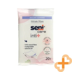 SENI CARE INTI+ Intimate Hygiene Odour Stop Disposable 20 Wet Wipes - Picture 1 of 24