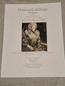 Heaven and Earth Designs HAED "Foregone" Cross Stitch Pattern - Picture 1 of 4