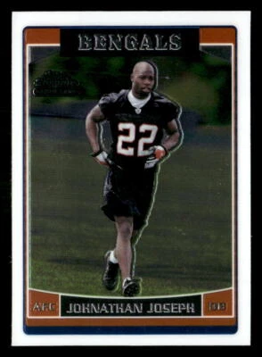 Johnathan Joseph 2006 Topps Chrome Rookie Card #171 Cincinnati Bengals - Image 1 of 2