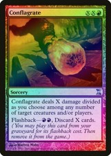 Conflagrate FOIL Time Spiral NM Red Uncommon MAGIC THE GATHERING CARD ABUGames