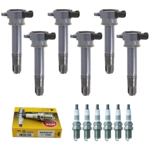 New Set of 4 Ignition Coil & NGK Spark Plug for Mitsubishi Galant/ Endeavor 3.8L - Picture 1 of 11