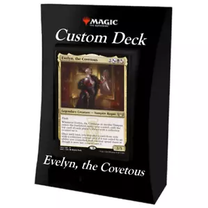 MTG Custom EDH Deck- Evelyn, the Covetous - Vampire Tribal - Deck Box Included! - Picture 1 of 2